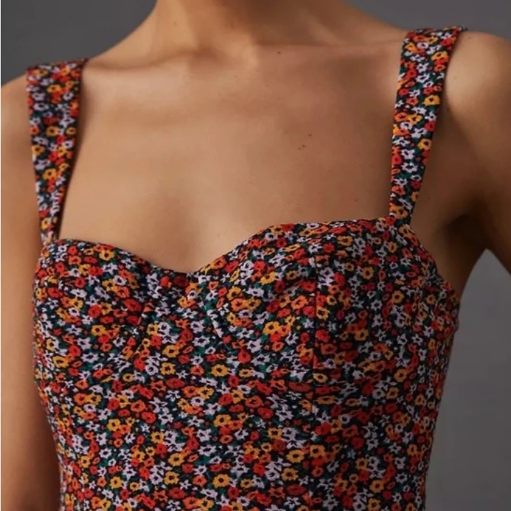 Anthropologie “Hutch” Floral Corset Dress - Picture 2 of 5